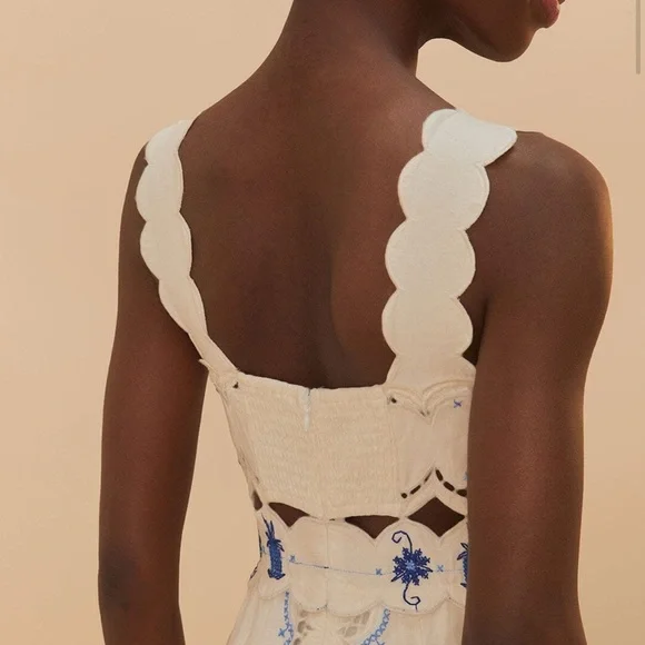 FARM Rio Off-White Richelieu Sunflower Lenzing Midi Dress Sz XL New with tags is available for purchase on au PAY Market - Imported Goods Online Store Co.Ltd. | au PAY Market - FARM Rio Off-White Richelieu Sunflower Lenzing Midi Dress Sz XL New with tags is available for purchase on au PAY Market - Imported Goods Online Store Co.Ltd. | au PAY Market -